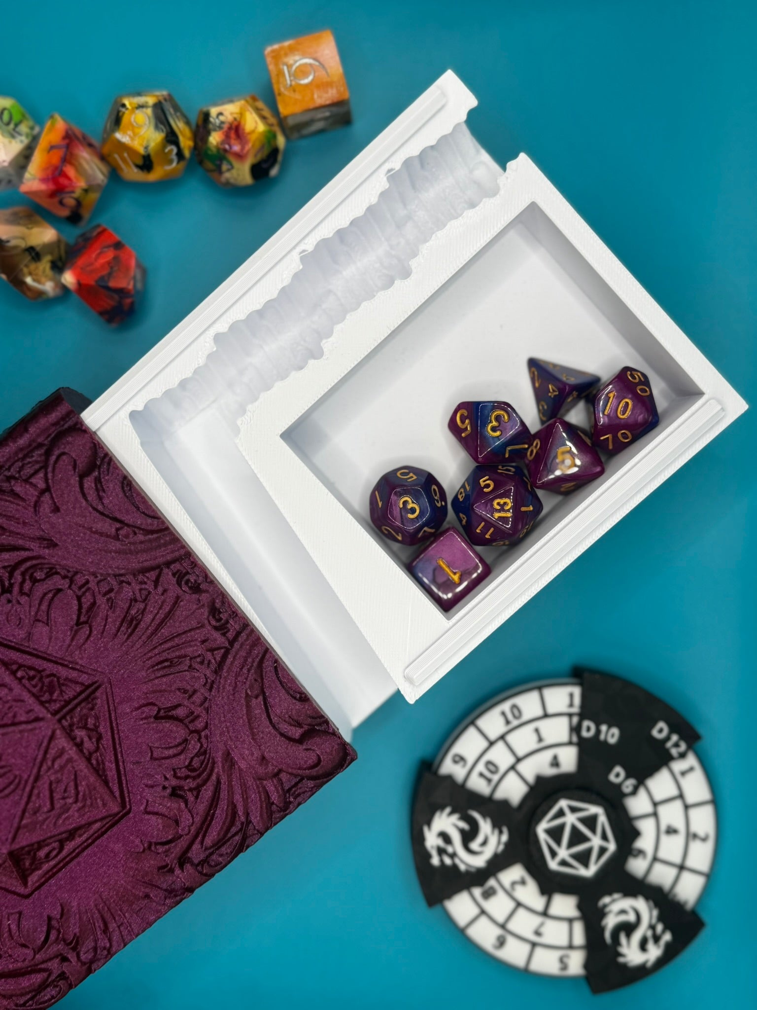 Tome Storage Book + Dice Tower Pages Insert