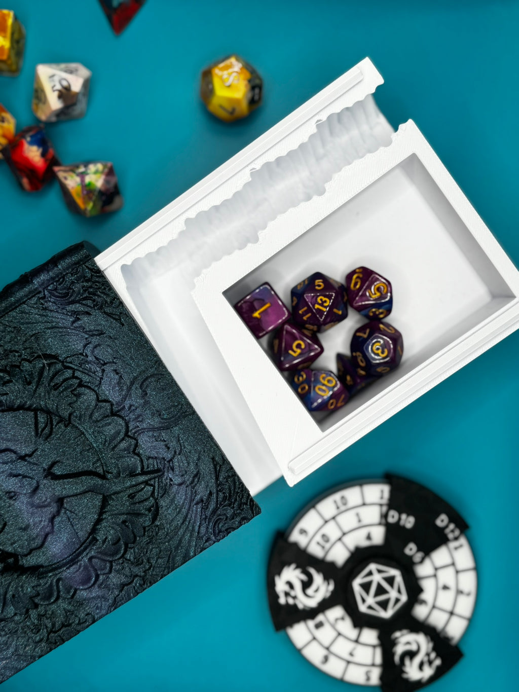 Tome Storage Book + Dice Tower Pages Insert