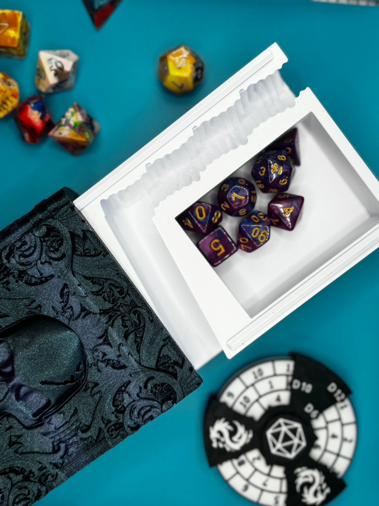 Tome Storage Book + Dice Tower Pages Insert