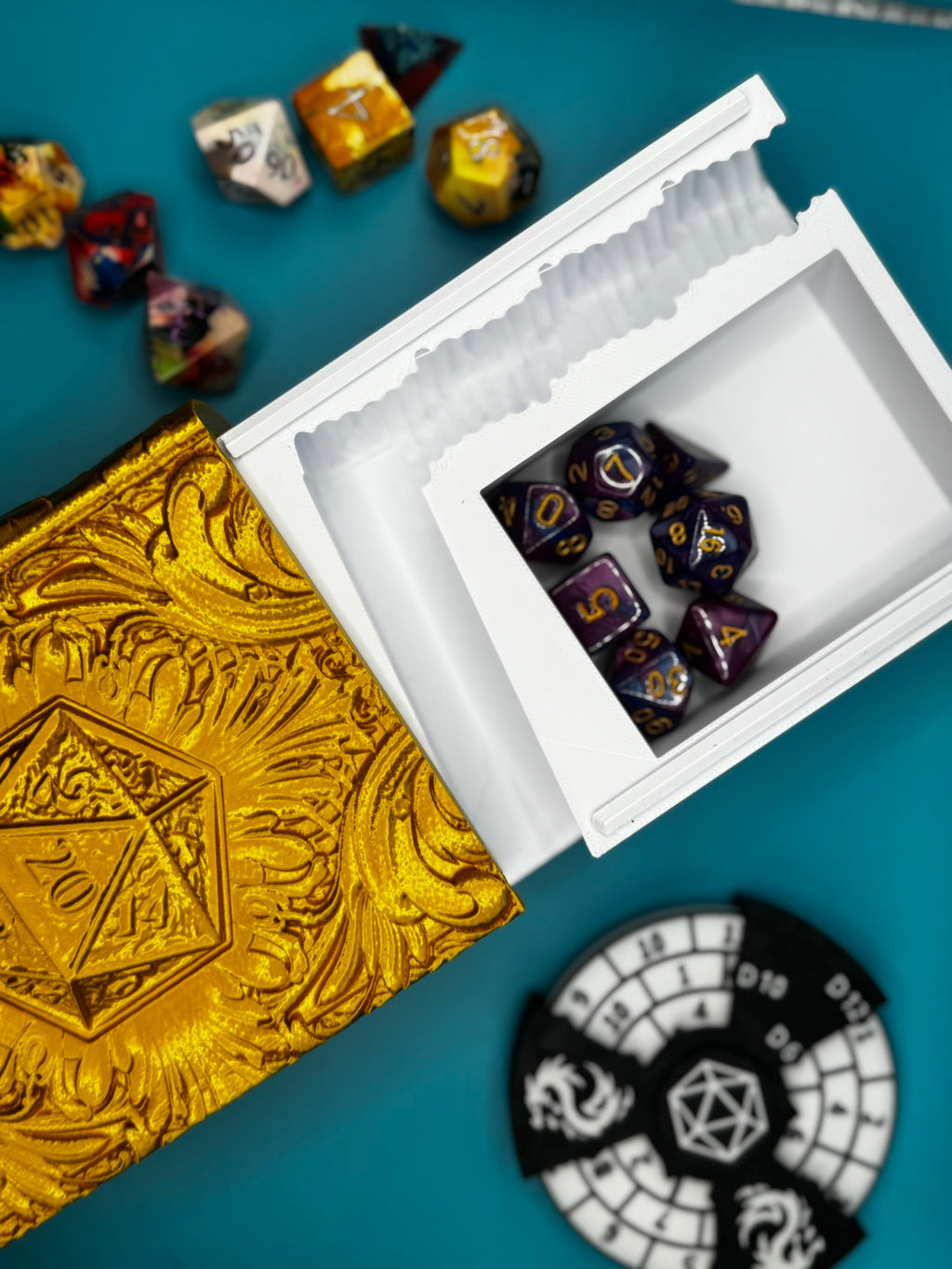 Tome Storage Book + Dice Tower Pages Insert