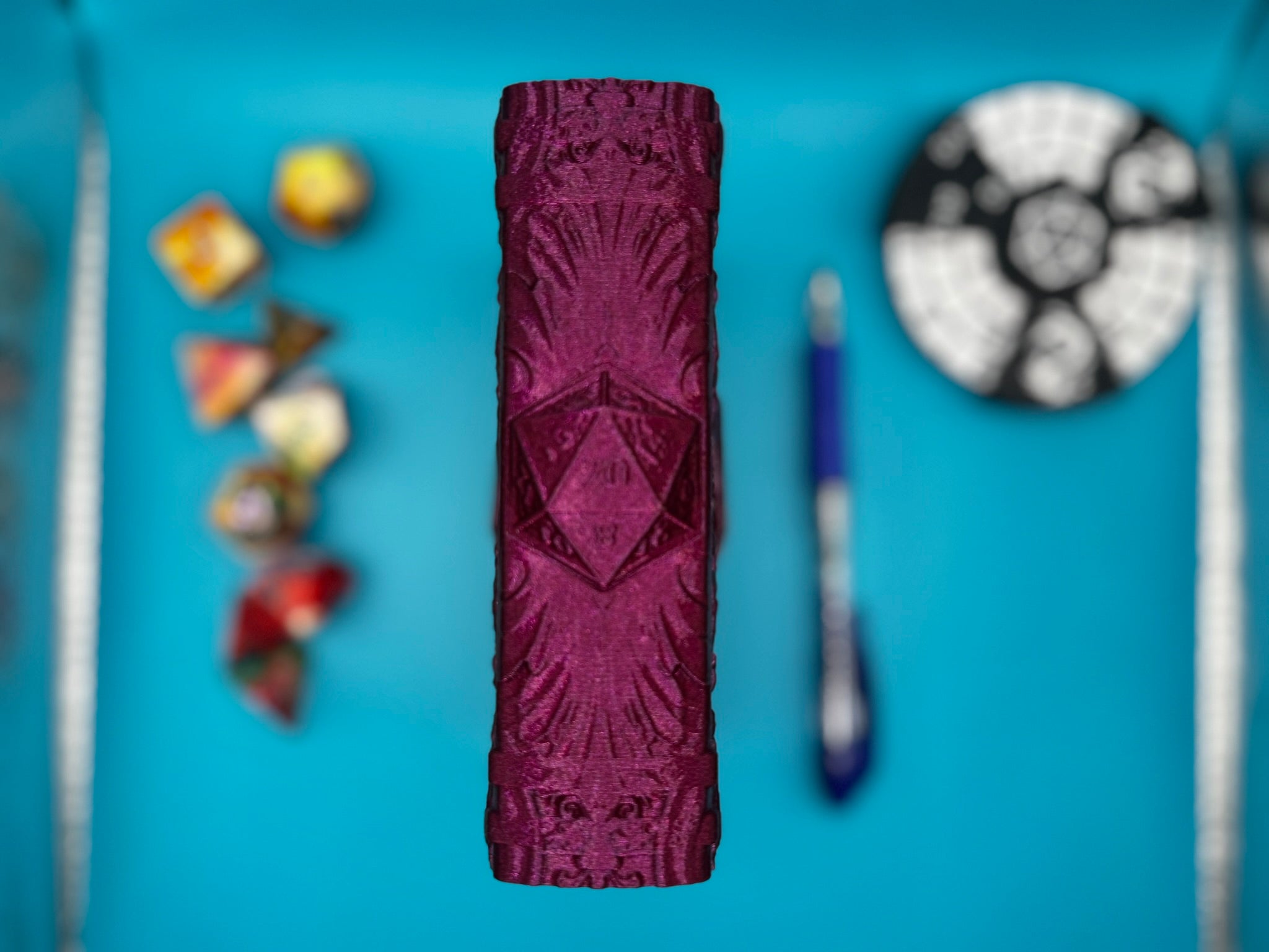 Tome Storage Book + Dice Tower Pages Insert